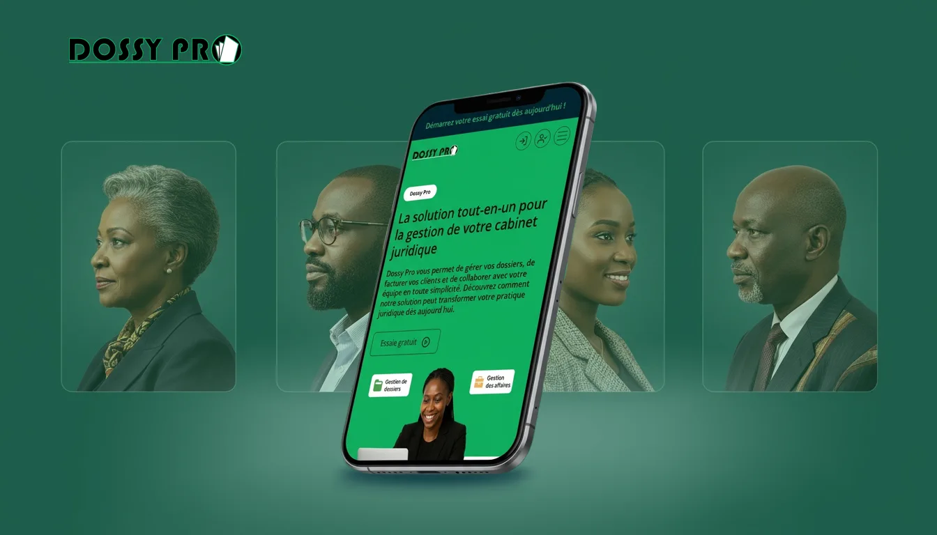 Dossy Pro — Logiciel de gestion pour cabinets juridiques.