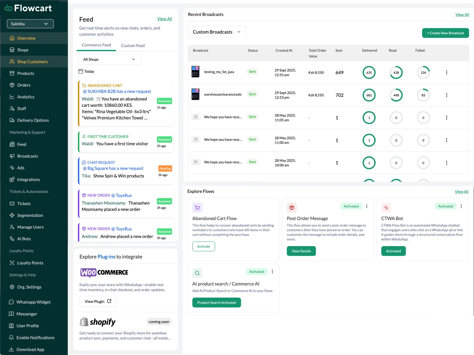 Flowcart — Screenshots 1