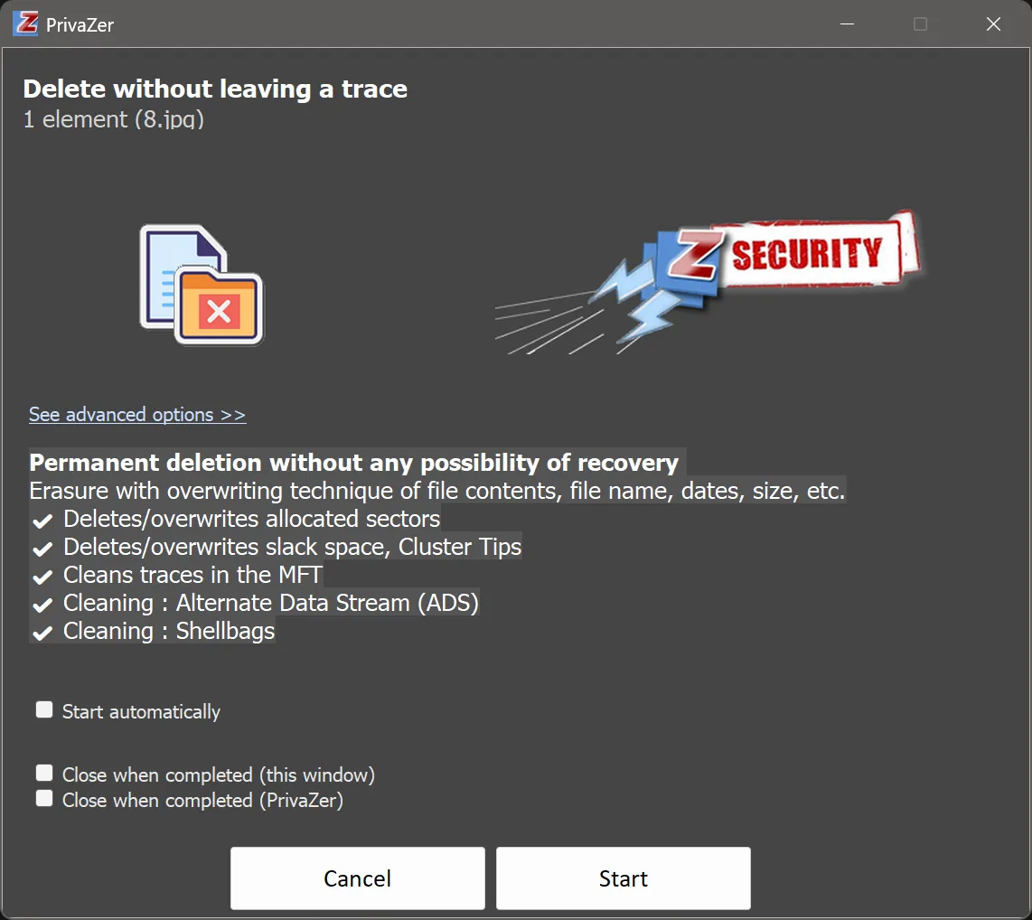 PrivaZer — Screenshots 4