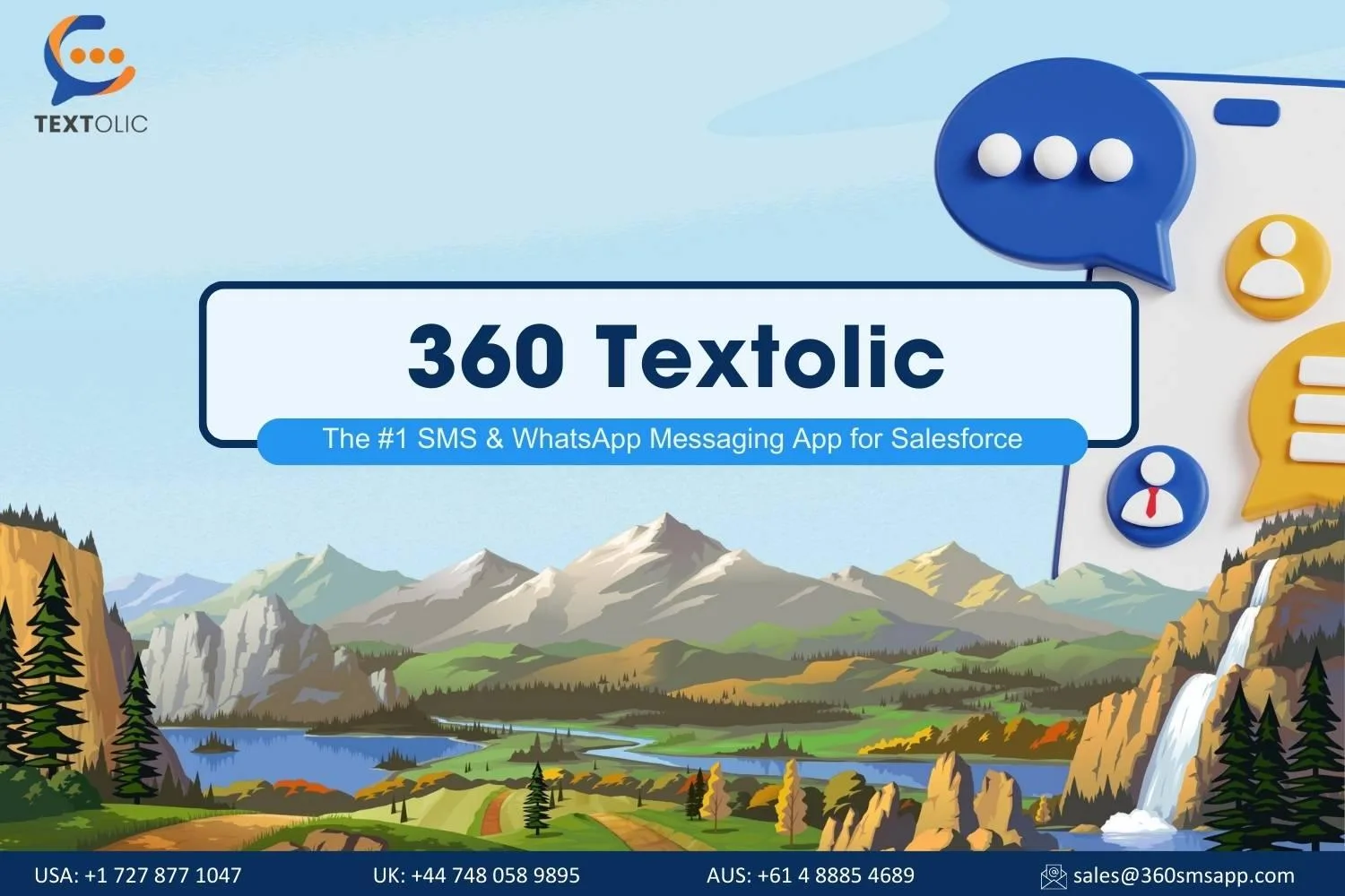 360 Textolic — Multichannel CRM Messaging for Sales, Marketing & Support