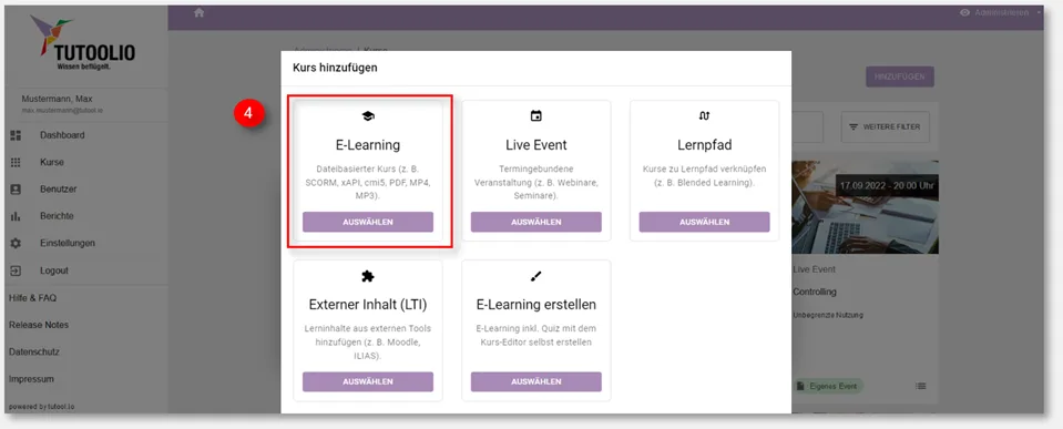 Tutoolio LMS — Screenshots 2