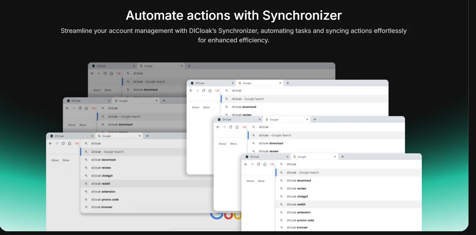 DICloak Antidetect Browser — Screenshots 2