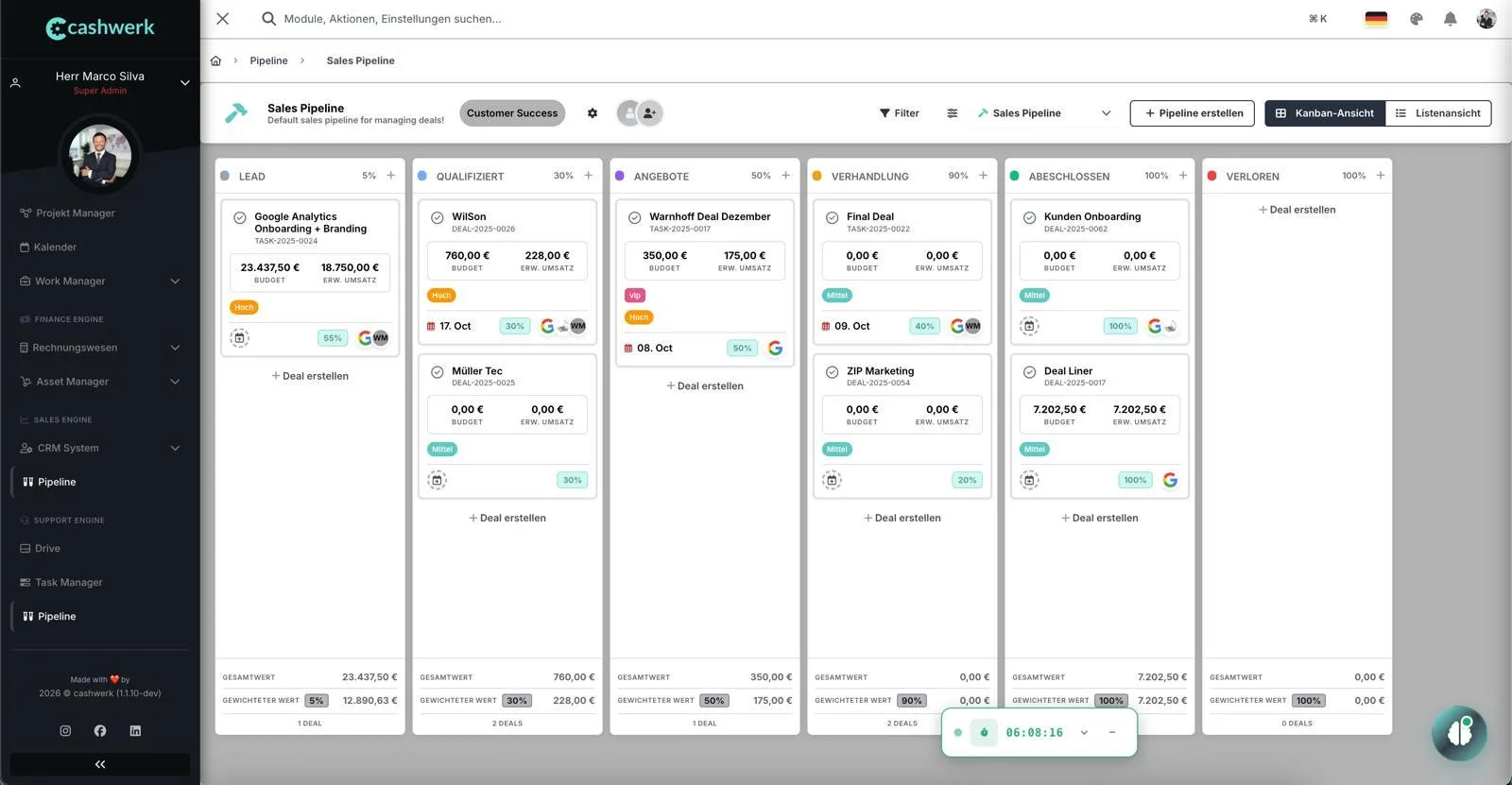 cashwerk.io — Screenshots 2