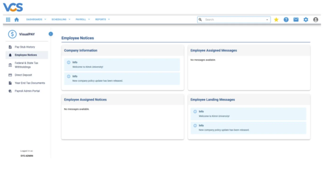 VCS HR — Screenshots 2