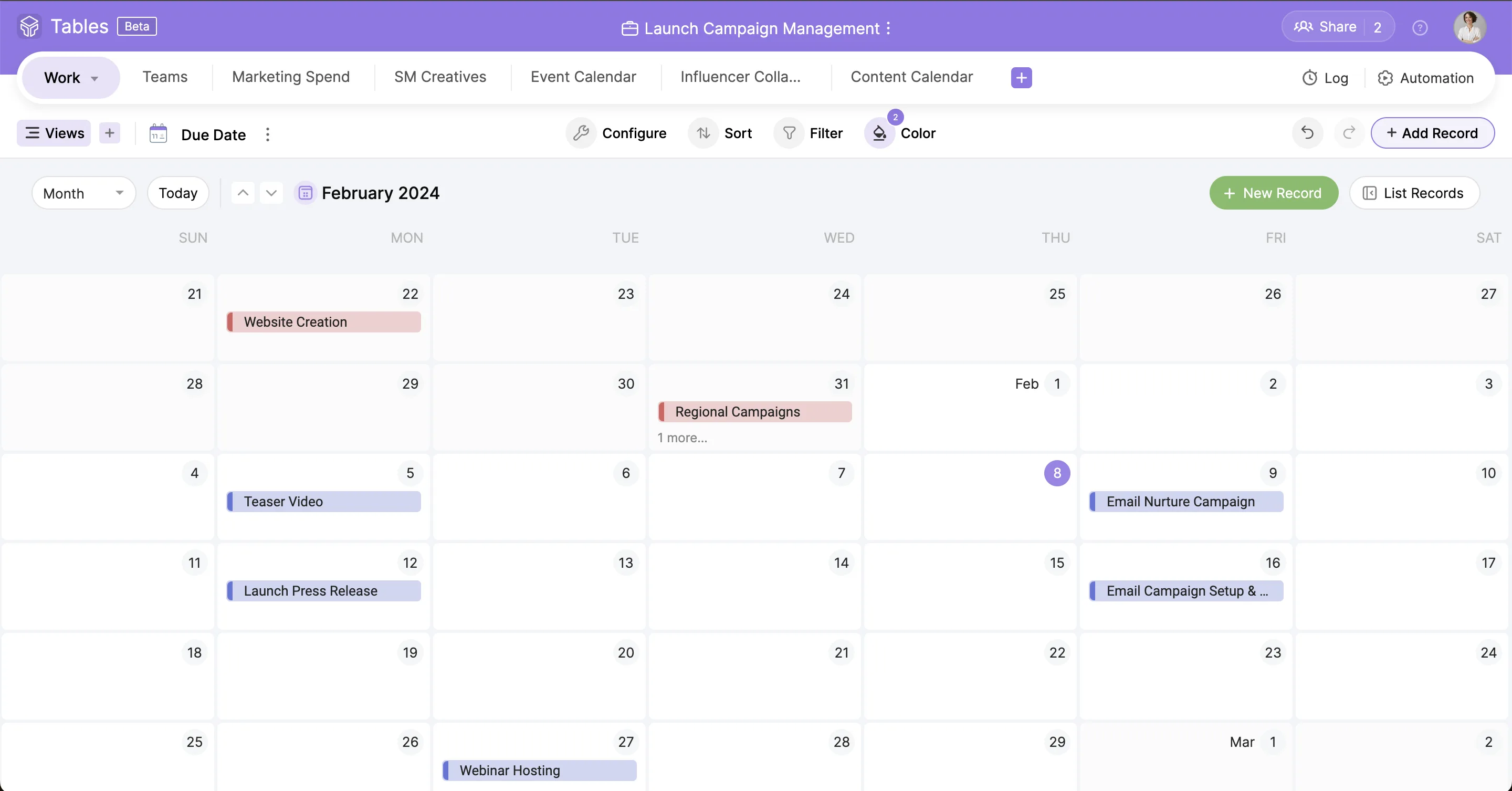 Zoho Tables — Screenshots 3