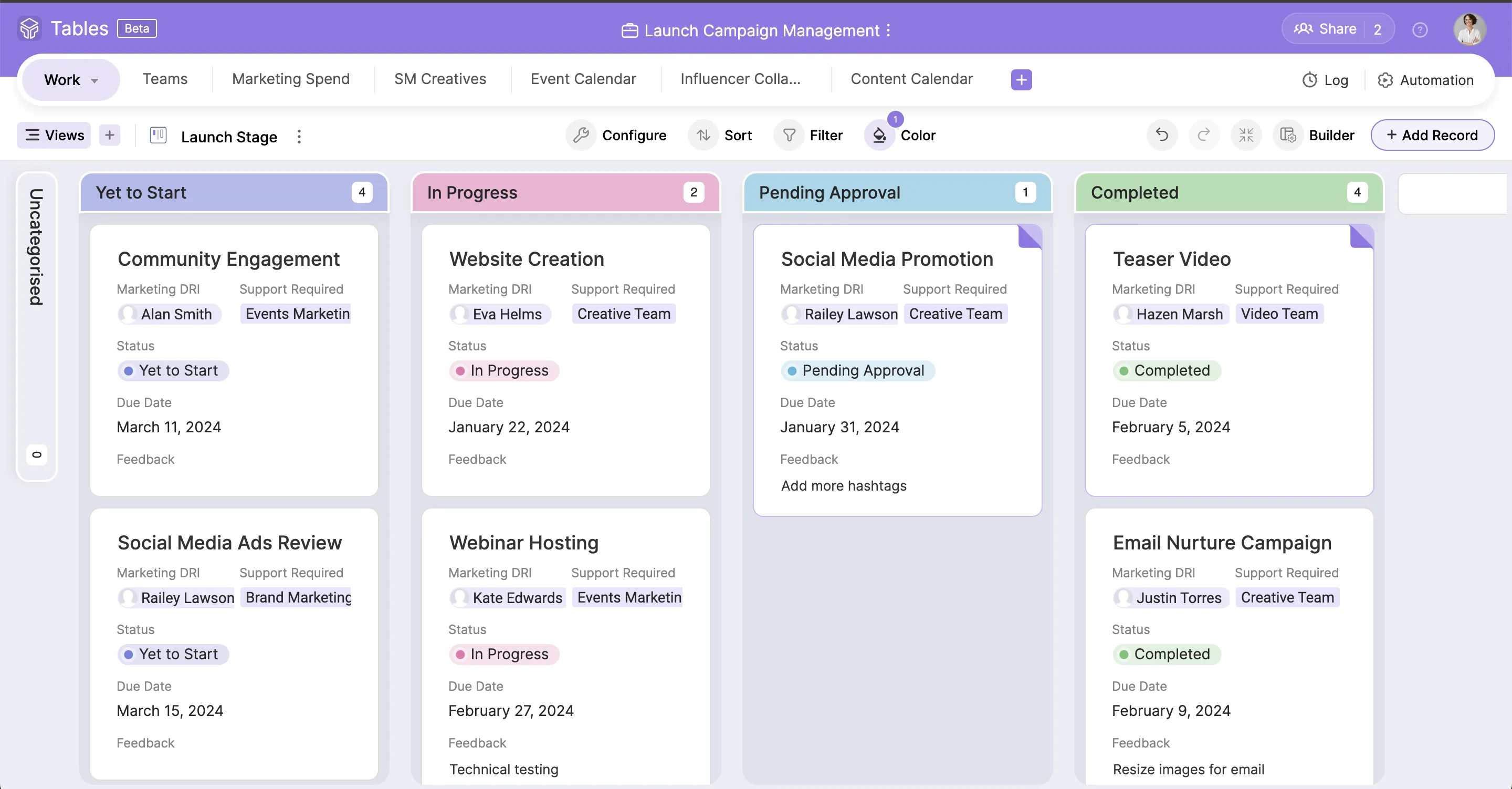 Zoho Tables — Screenshots 4