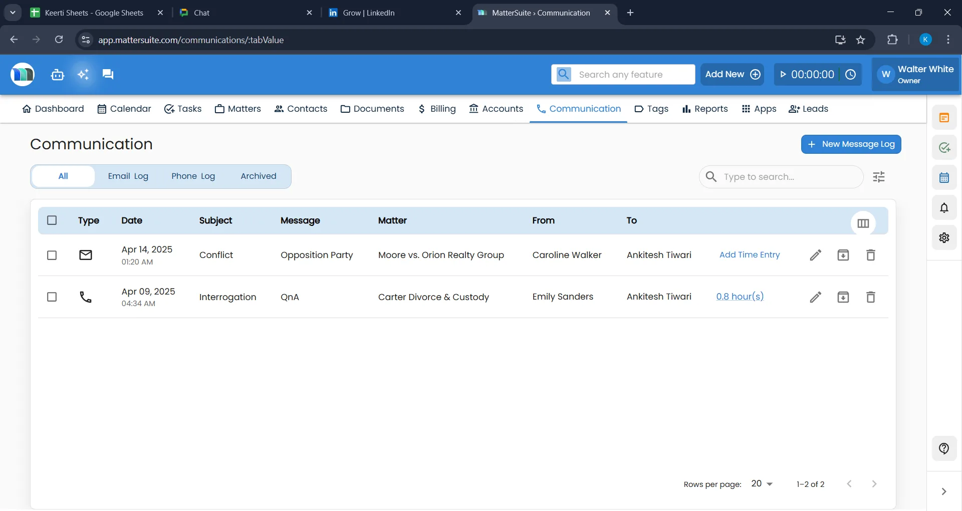 MatterSuite ELM Software — Screenshots 3