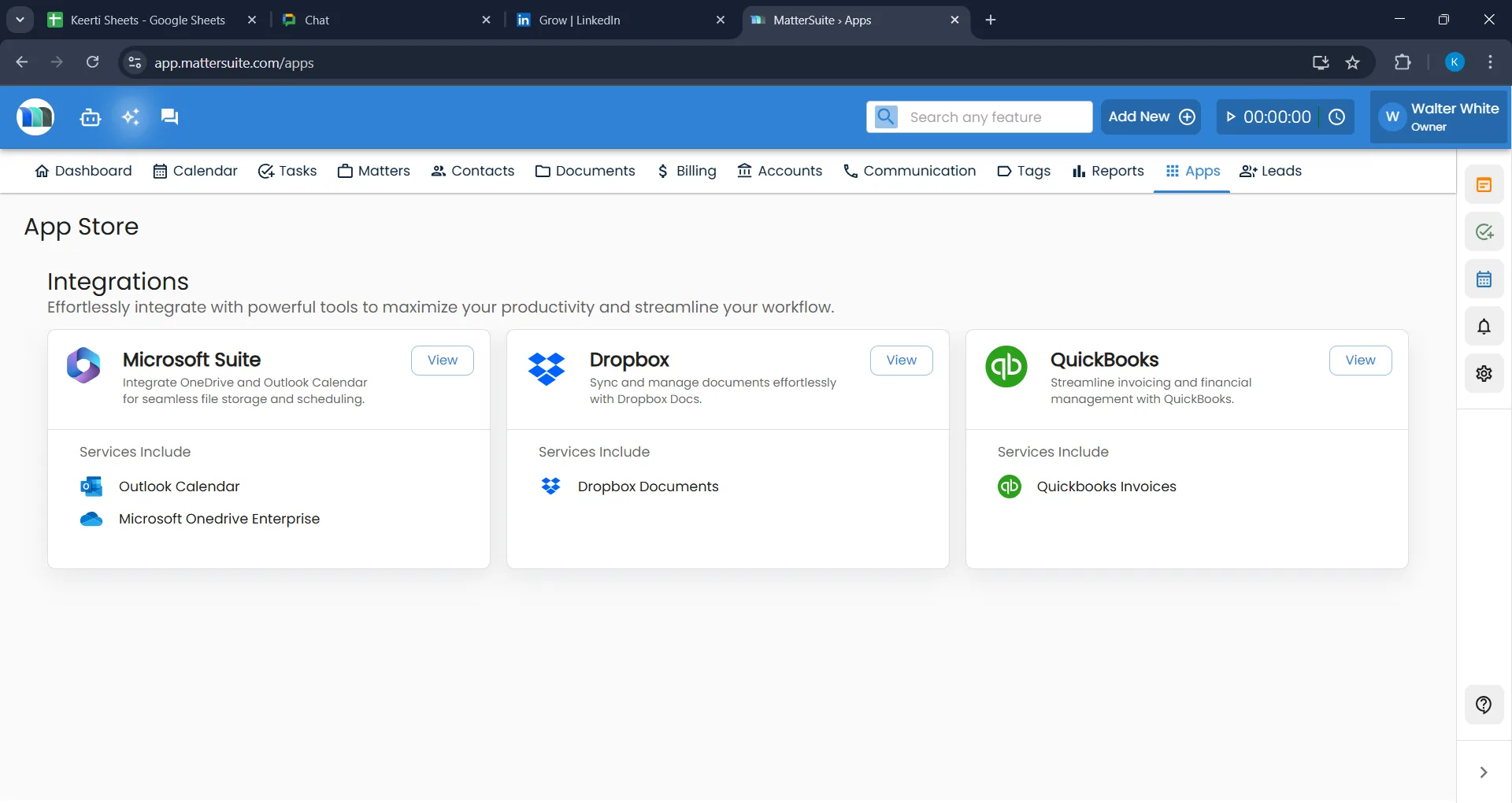 MatterSuite ELM Software — Screenshots 4