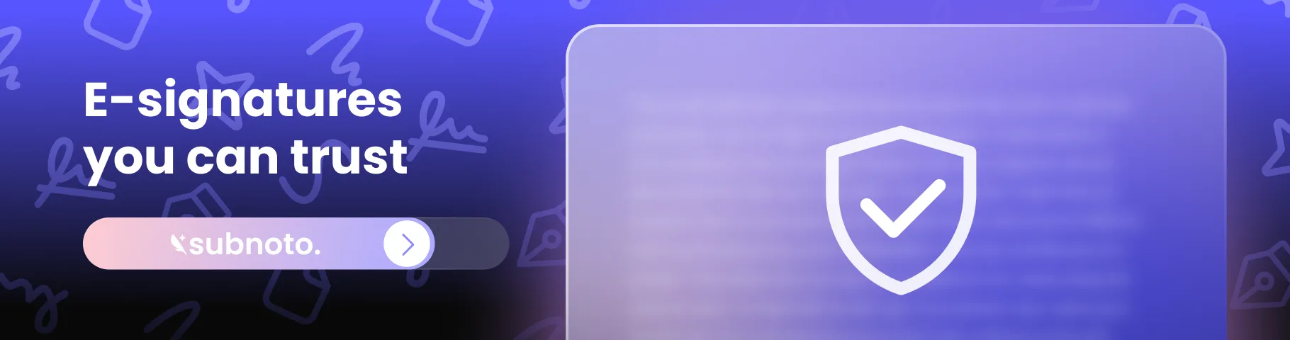 Subnoto — Confidential electronic signatures