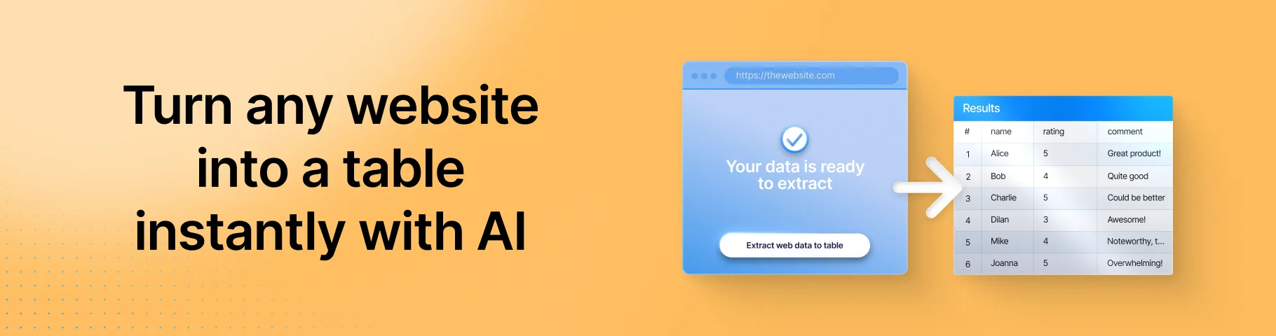 Data Scraper — AI-powered tool to turn any website into organized data