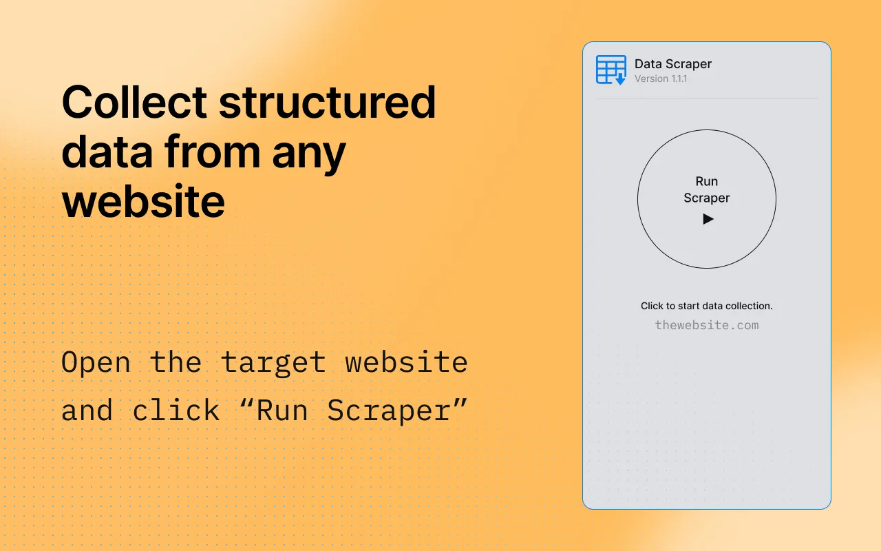 Data Scraper — Screenshots 1