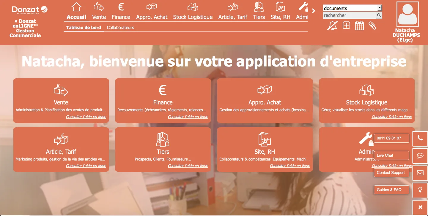 Donzat Gestion Commerciale — Screenshots 1