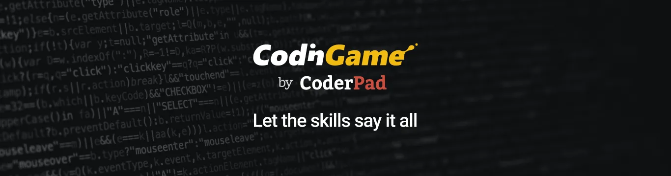 CodinGame by CoderPad — Quickly filter tech candidates with online screening tests