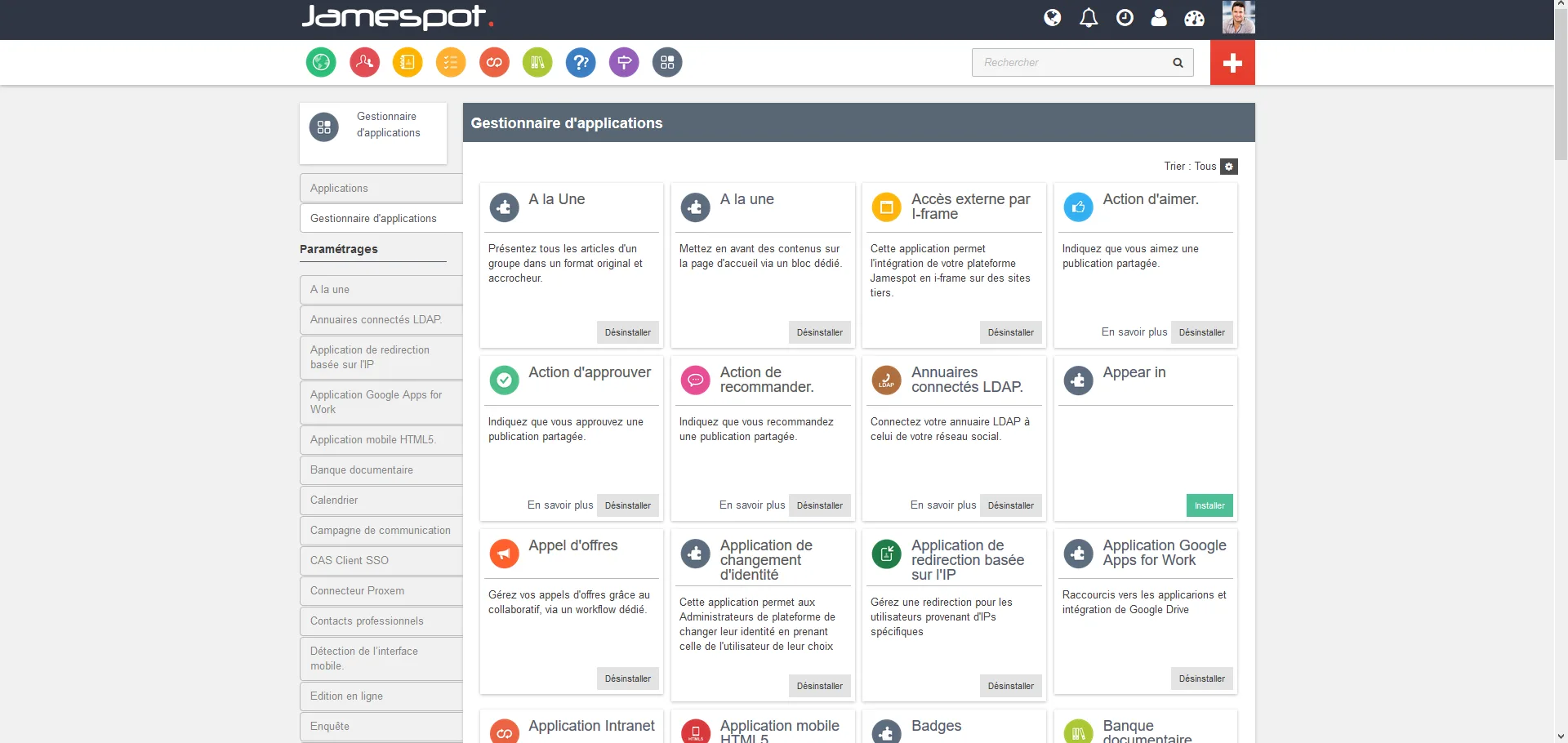Jamespot Associations — Screenshots 3
