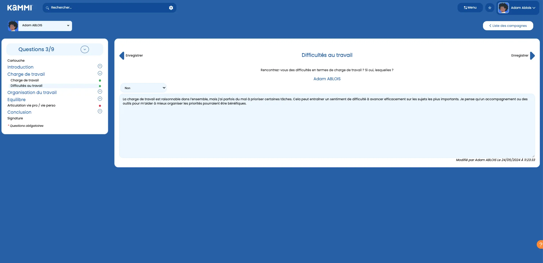 KAMMI Logiciel RH — Screenshots 7