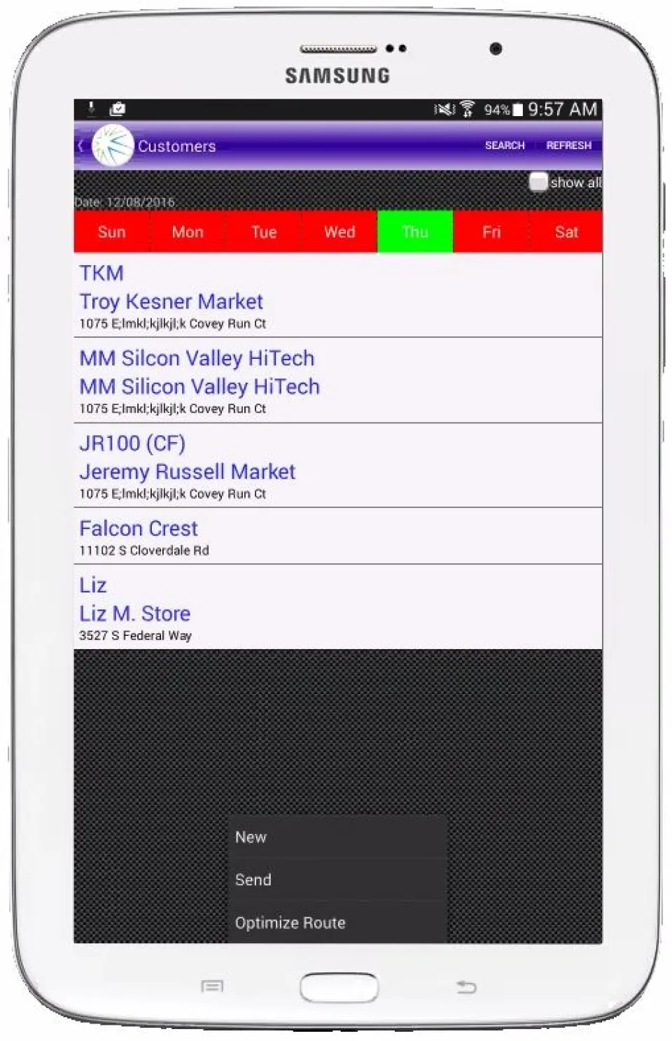 bMobile Route — Screenshots 4