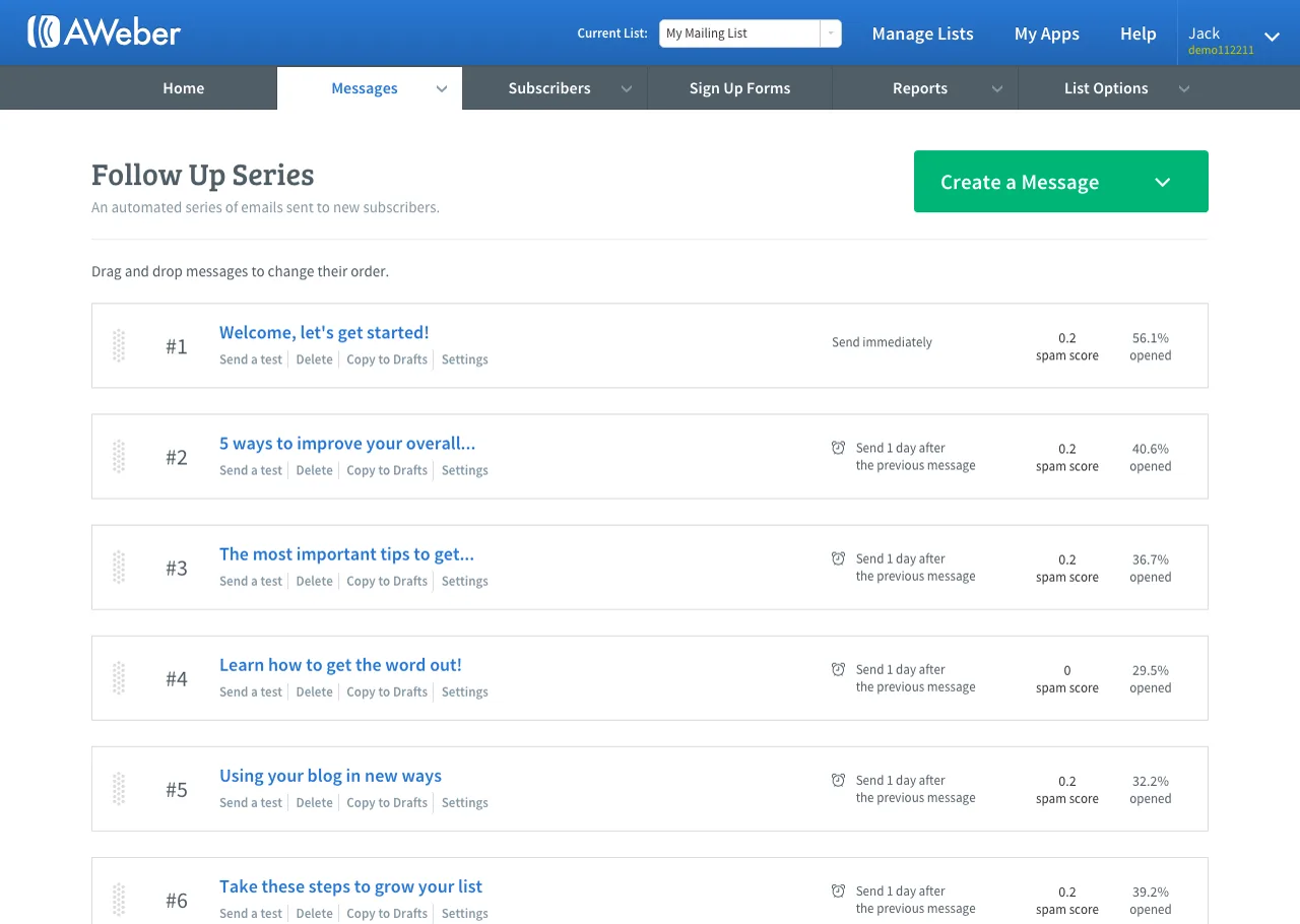 AWeber — Screenshots 4