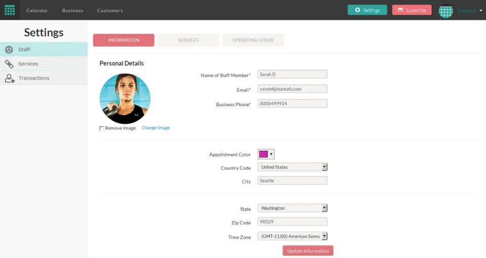 Bookafy Online Scheduling — Screenshots 2