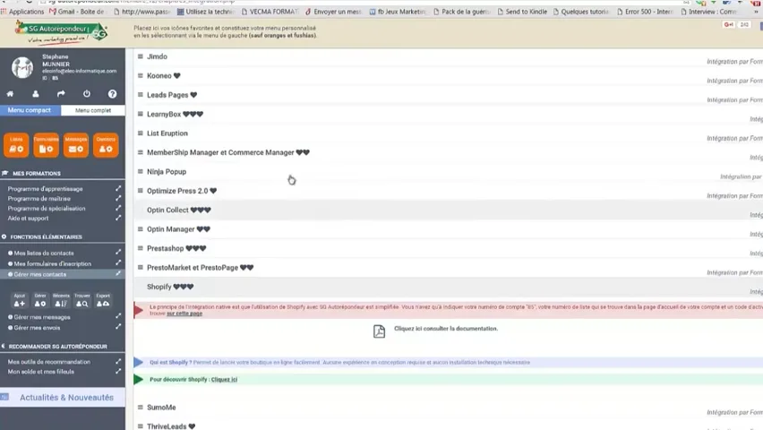 SG Autorépondeur — Screenshots 1