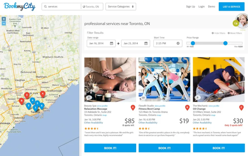 BookmyCity — Screenshots 1
