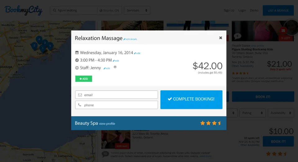 BookmyCity — Screenshots 2
