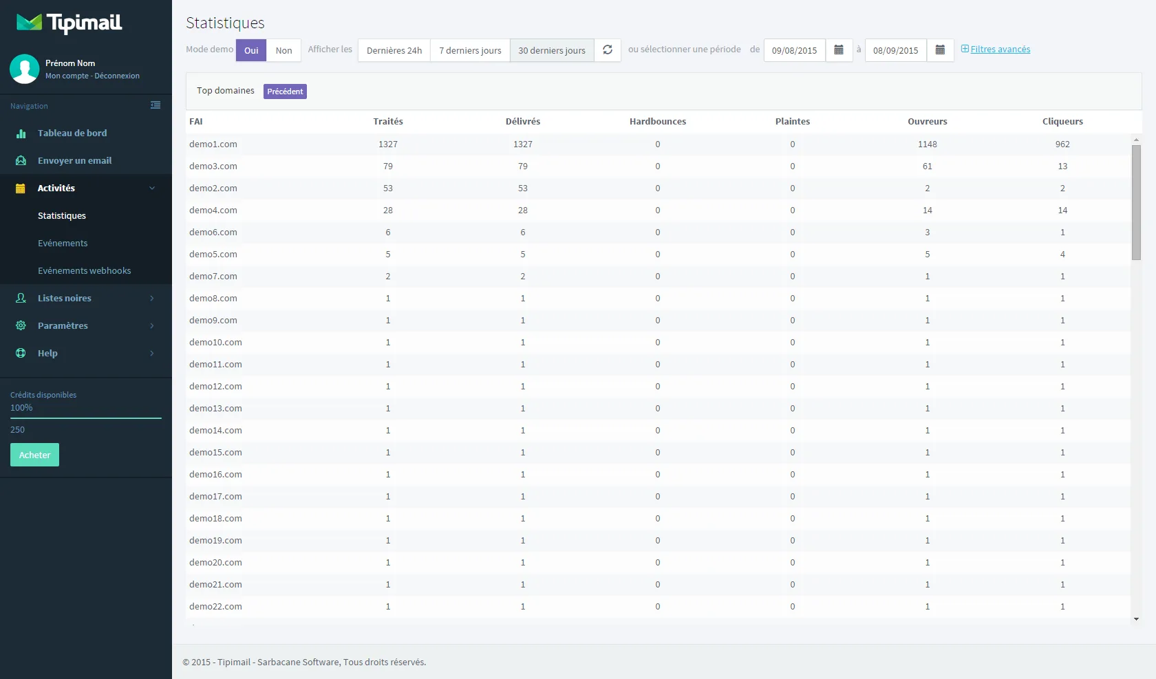 Tipimail — Screenshots 1