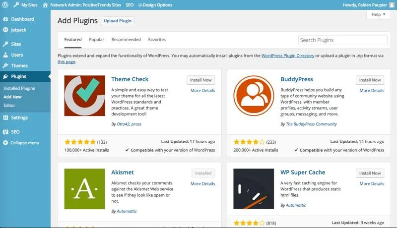 WordPress — Screenshots 2