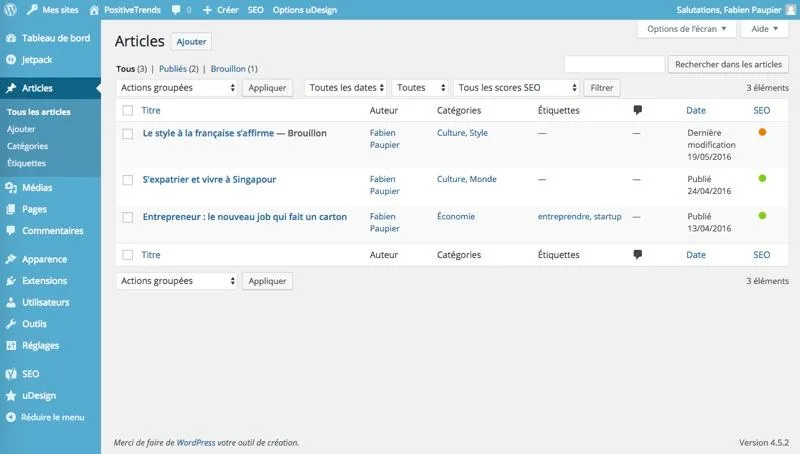 WordPress — Screenshots 3