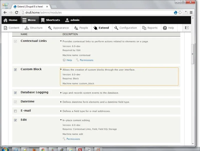 Drupal — Screenshots 2
