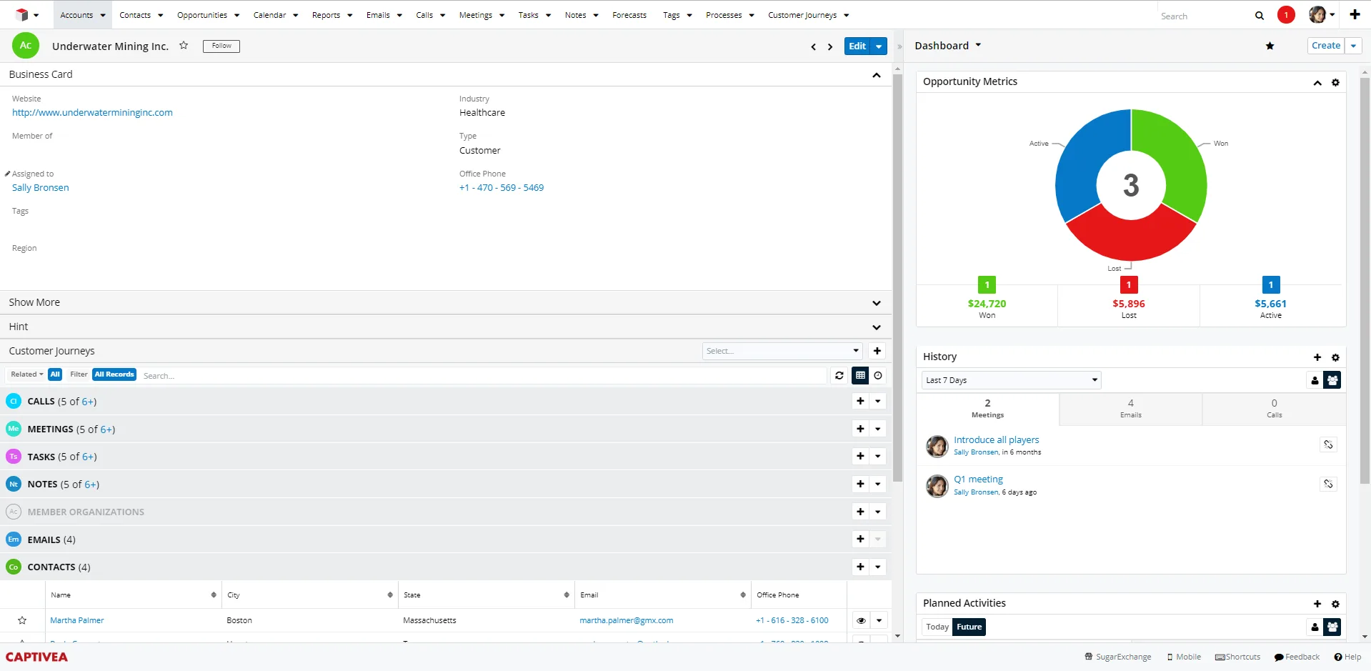 SugarCRM — Screenshots 3