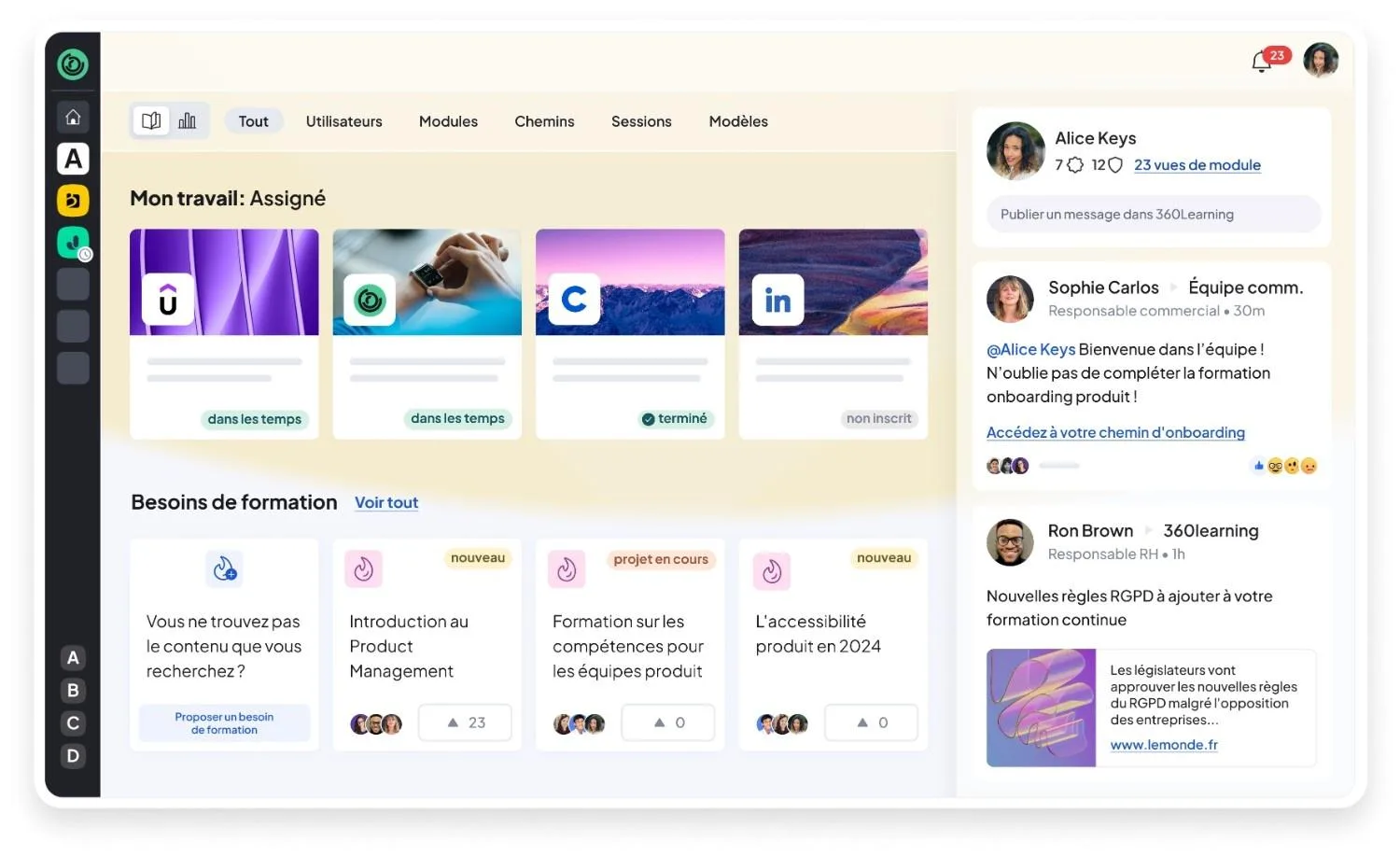 360Learning — Screenshots 1
