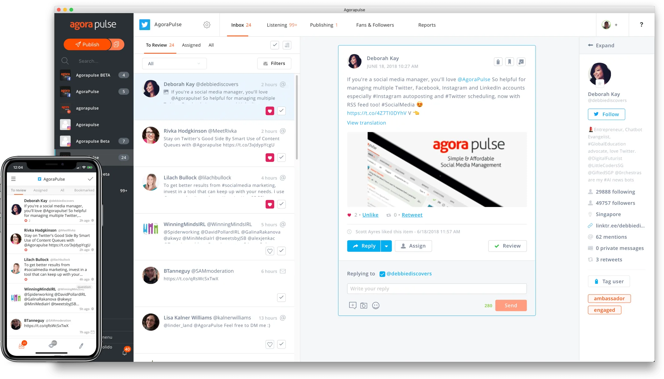 Agorapulse — Screenshots 1