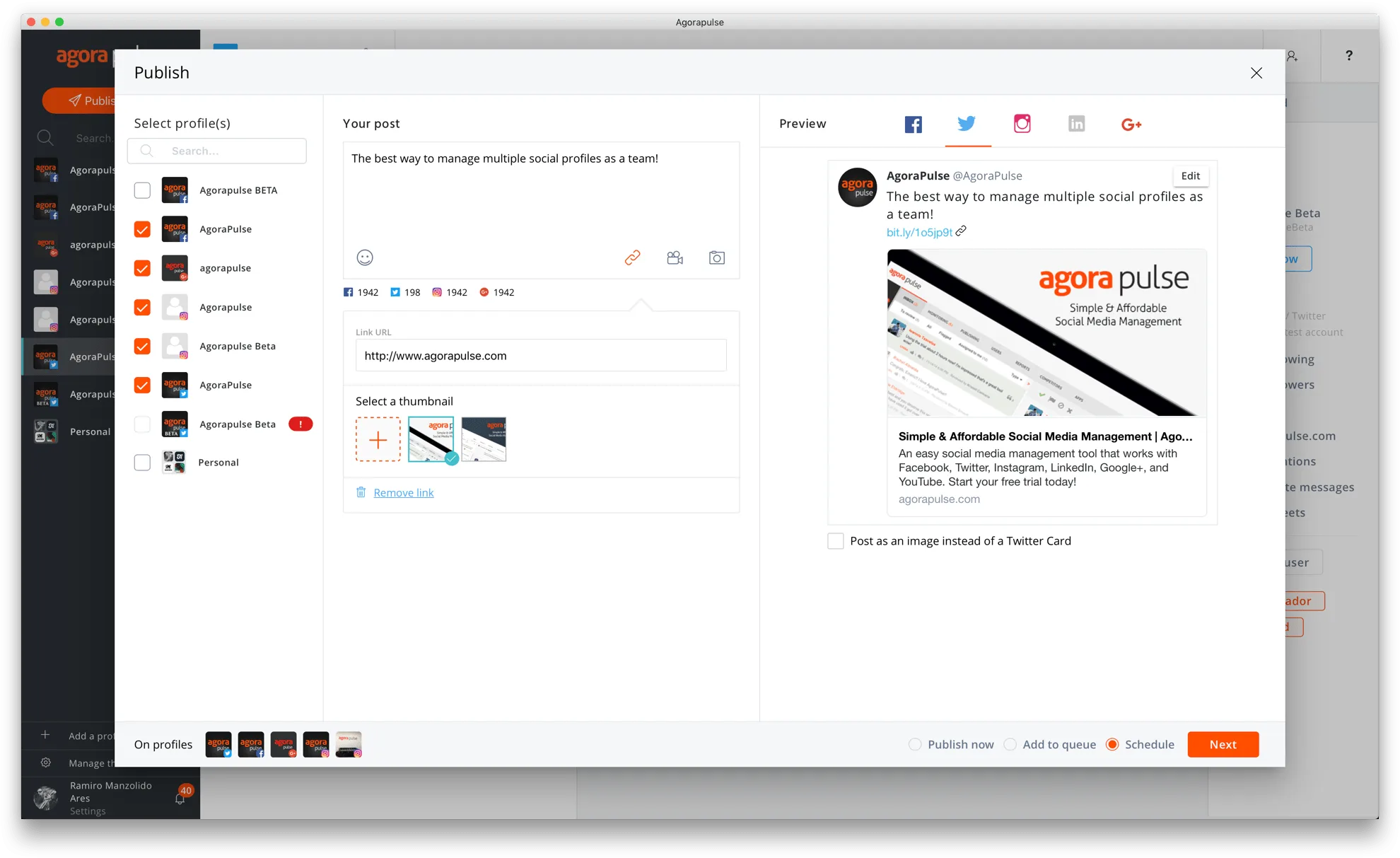 Agorapulse — Screenshots 2