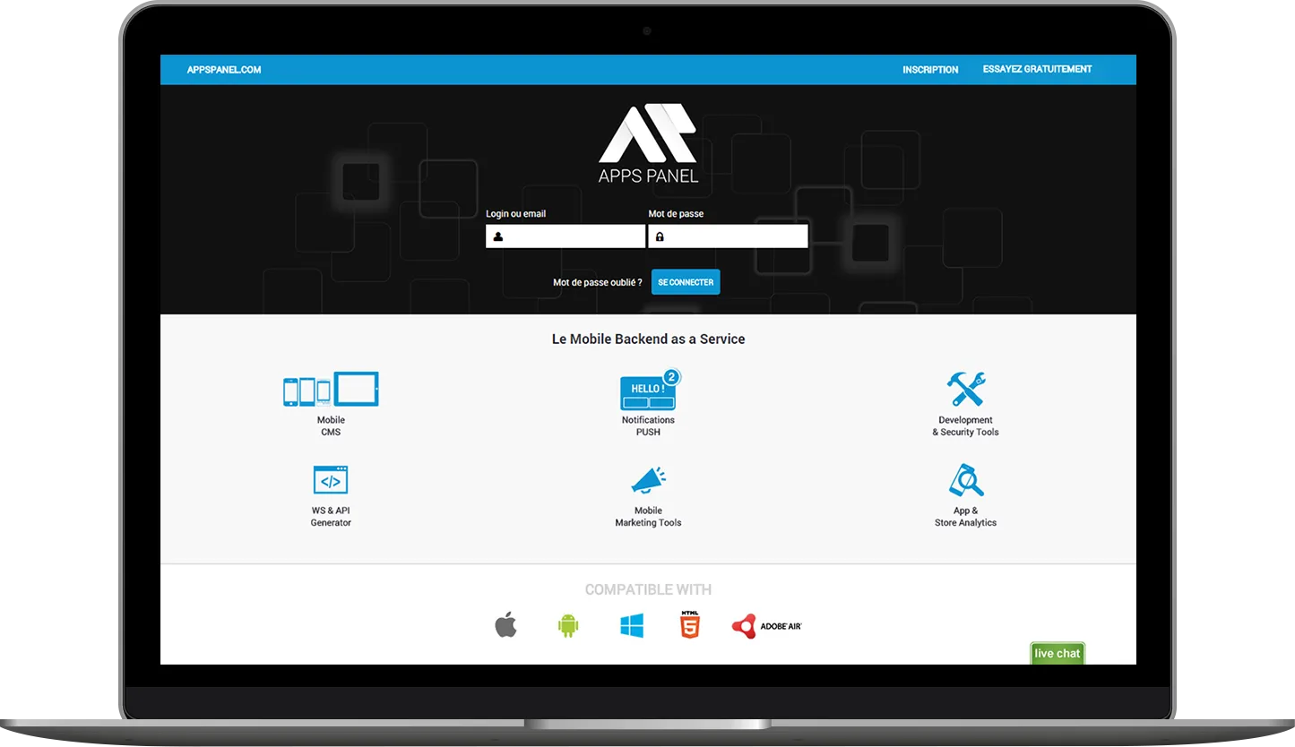 Mobile Backend Suite — Screenshots 1