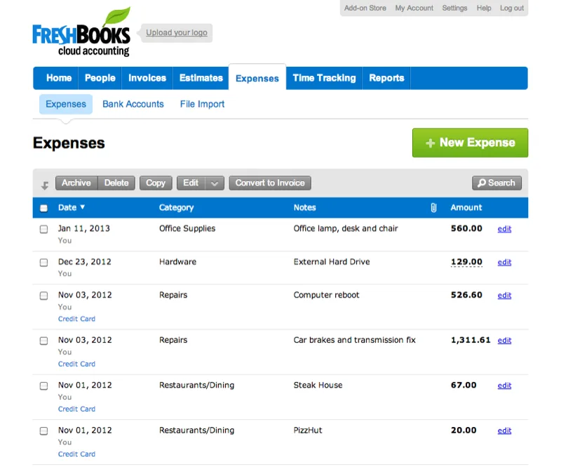 FreshBooks — Screenshots 6