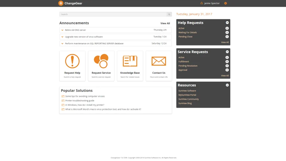 ChangeGear ITSM — Screenshots 3