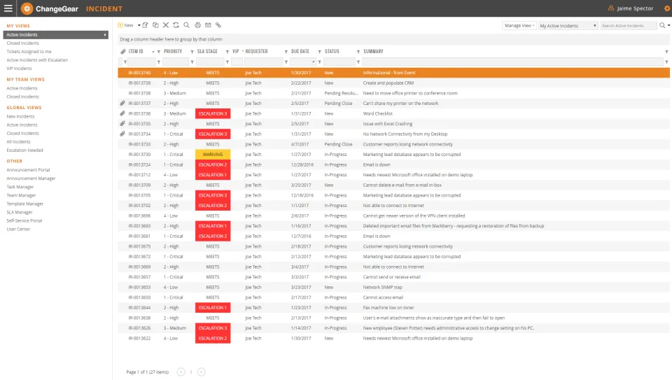 ChangeGear ITSM — Screenshots 4