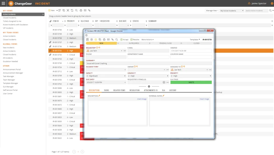 ChangeGear ITSM — Screenshots 5