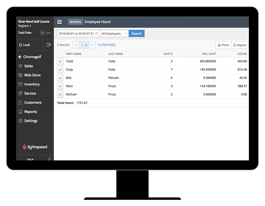 Chronogolf — Screenshots 3