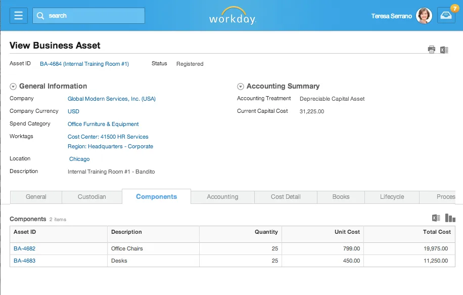 Workday Financial Management — Screenshots 1