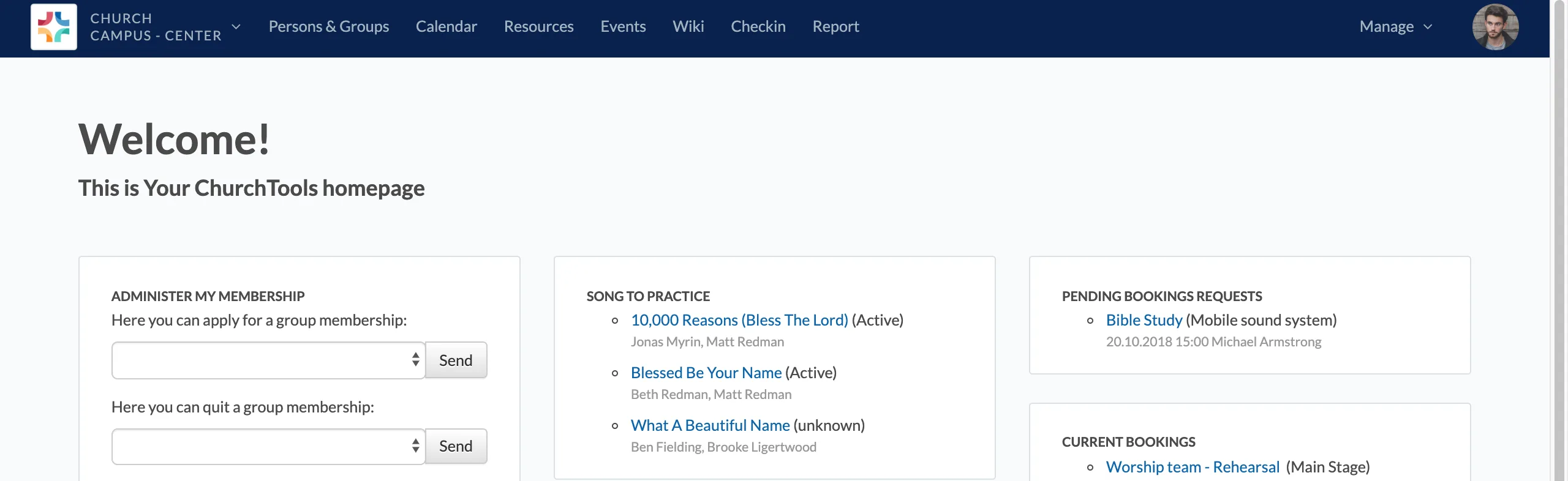 ChurchTools — Improve organisation & grow a healthy church.