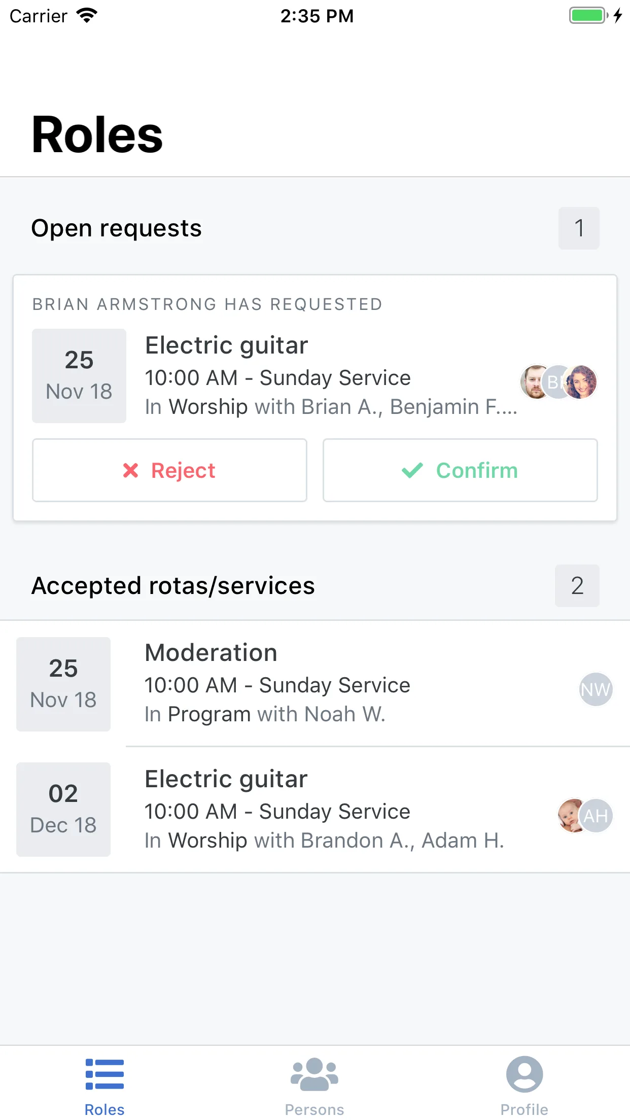 ChurchTools — Screenshots 3