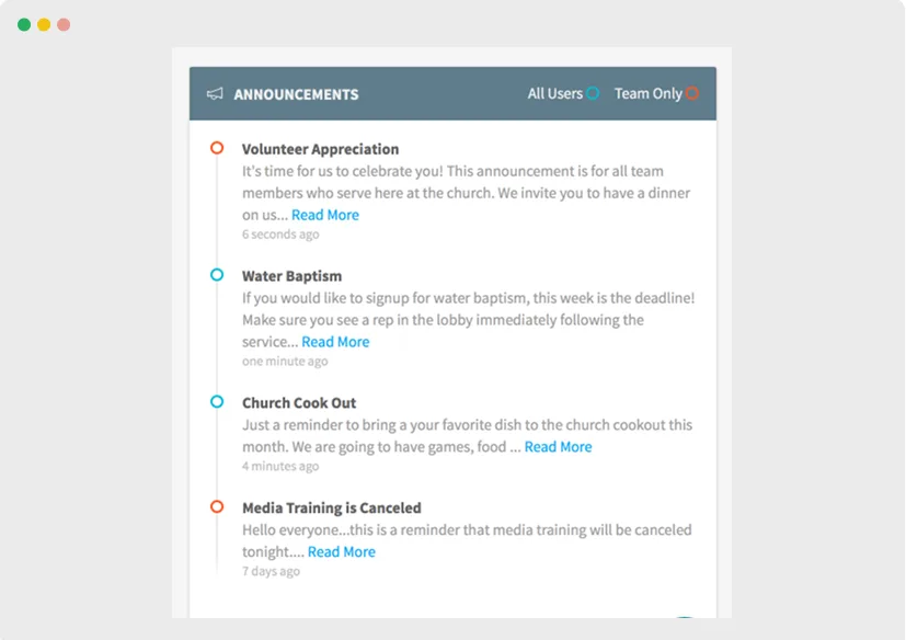 ChurchUser — Screenshots 2