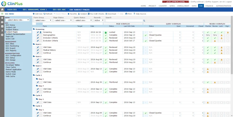 ClinPlus EDC — Screenshots 2