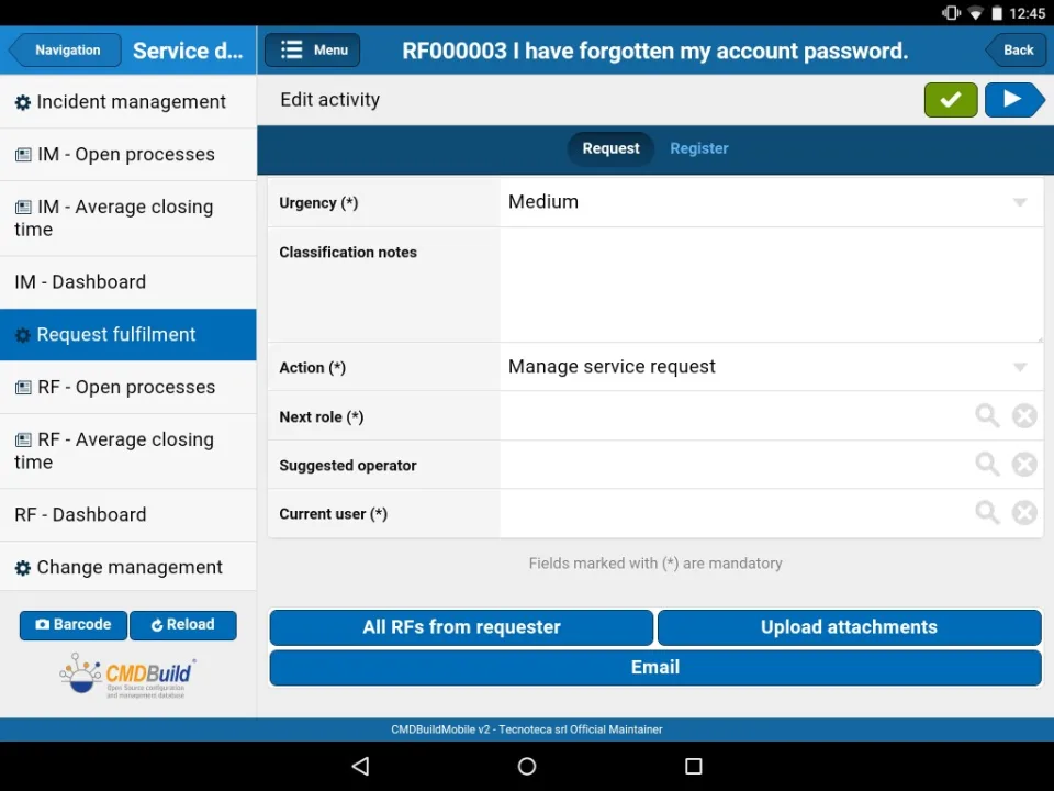 CMDBuild — Screenshots 4