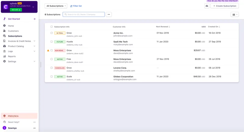 Chargebee — Screenshots 1