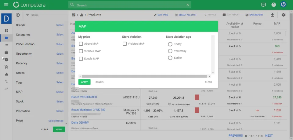 Competera Pricing Platform — Screenshots 5