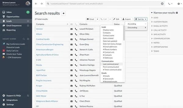 Close CRM — Screenshots 1