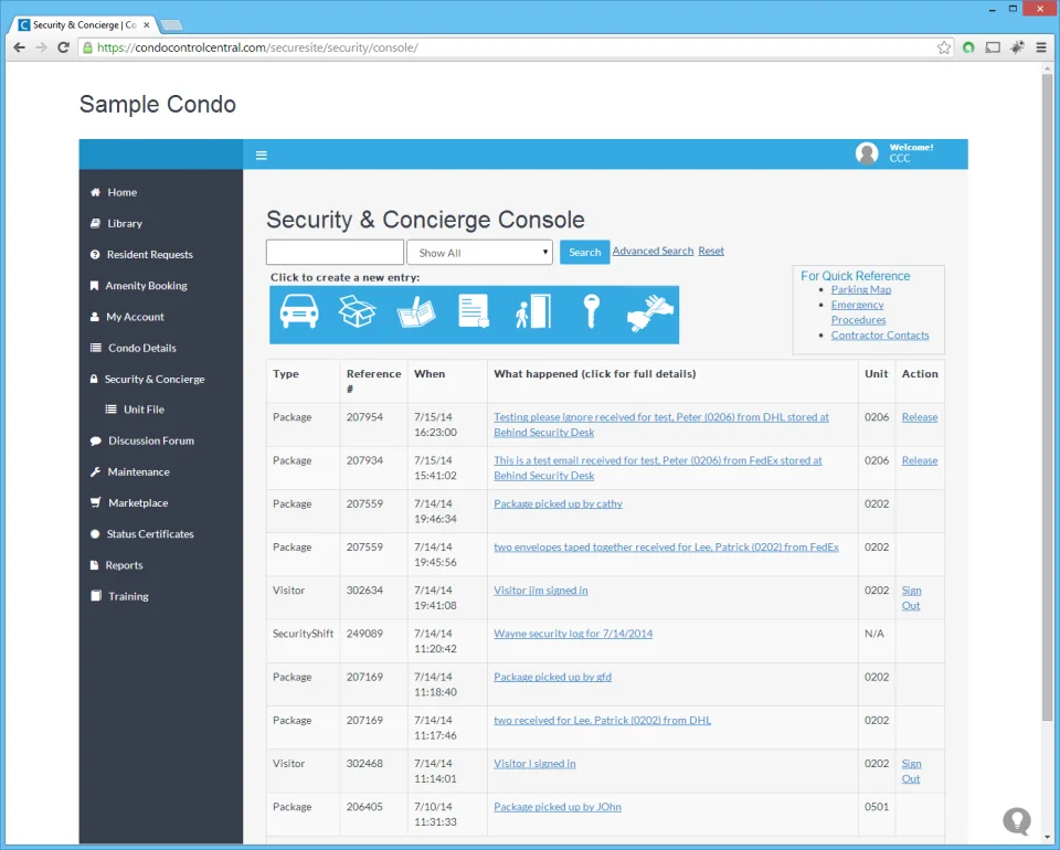 Condo Control Central — Screenshots 5