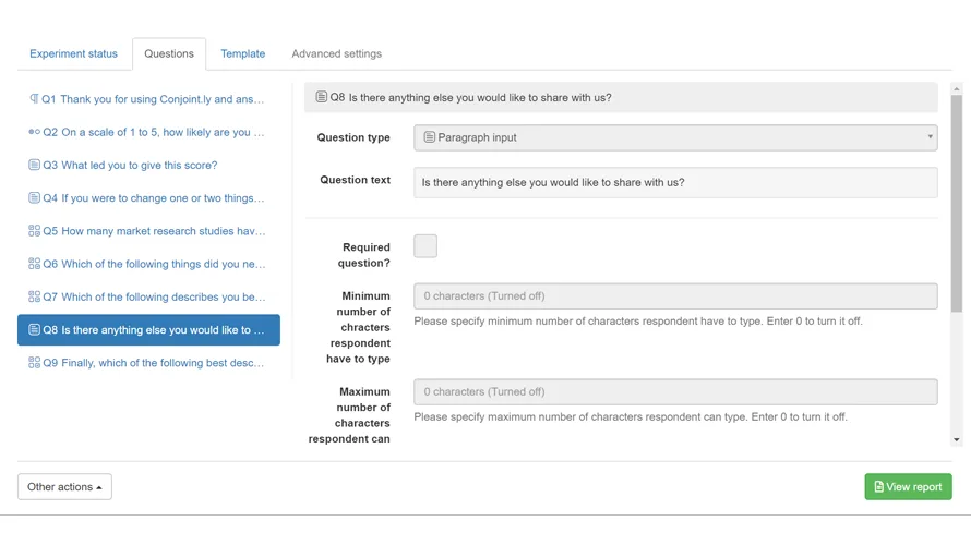 Conjoint.ly — Free Online Survey Tool